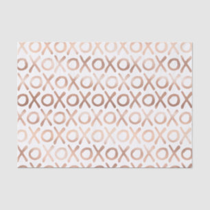 Rosa Rose Gold XOXO Seidenpapier