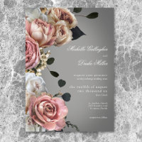 Rosa Rose Grau Hochzeit