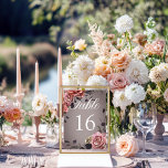 Rosa Rose Grau Hochzeit Tischnummer<br><div class="desc">Genießen Sie die zeitlose Eleganz dieser exquisiten Hochzeitskarte mit der Tischnummer. Die realistischen, blumigen Ecken mit sanften Rosen und weißen Rosen, den Pfannkuchen und den zarten Blüten schaffen eine romantische und elegante Atmosphäre. Der mittelgraue Hintergrund, hervorgehoben durch eine weiche, durchsichtige Unschärfe, fügt eine Touch ätherischer Schönheit hinzu. Der elegante, weiße...</div>