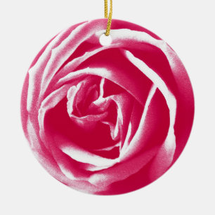 Rosa Rose Keramikornament