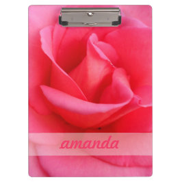 Rosa Rose Klemmbrett