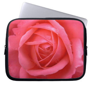 Rosa Rose Laptop Schläfchen Romantische Rose Table Laptopschutzhülle