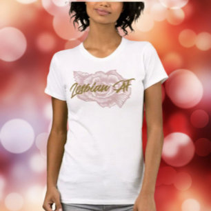 Rosa Rose Lesbisch AF T-Shirt