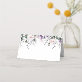 Rosa Rose Lila Wildblumen Orte Platzkarte