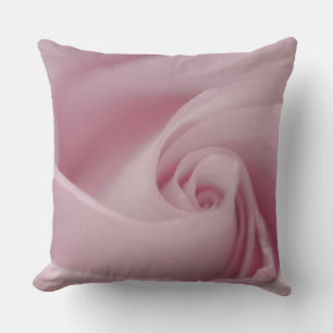 Rosa Rose Macro Throw Kissen