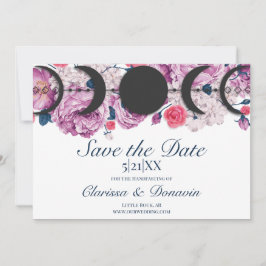Rosa Rose Moon Phase Wiccan Handfasts Save The Date