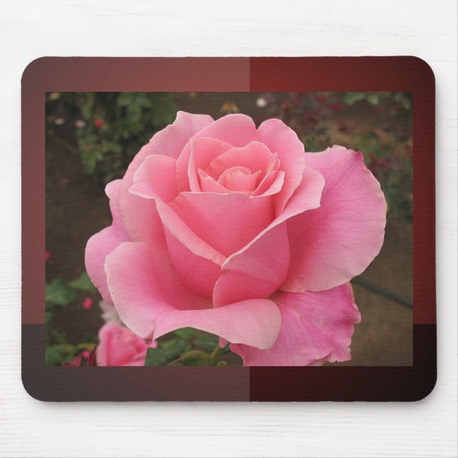 Rosa Rose Mousepad (Vorne)