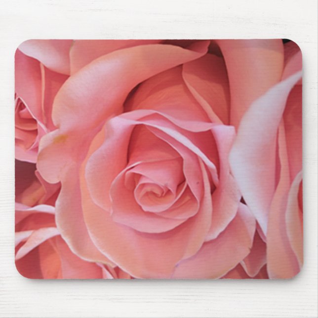 Rosa Rose Mousepad (Vorne)