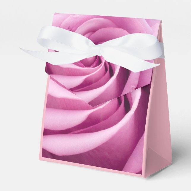 Rosa Rose nach Perfektion geklappt Geschenkschachtel (Vorderseite)