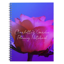 Rosa Rose Personalizable-Notebook Notizblock
