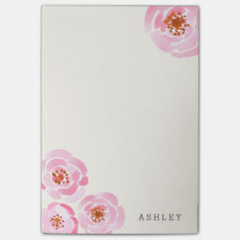 Rosa Rose Print Post-it Klebezettel