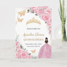 Rosa Rose Quinceanera Prinzessin Butterfells Programm
