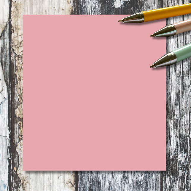 Rosa Rose Rosa Farbe | Classic | elegant Notizblock (Von Creator hochgeladen)