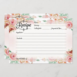 Rosa Rose Rosa Rezept Brautparty Einladung
