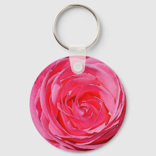 Rosa Rose Schlüsselanhänger