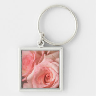 Rosa Rose Schlüsselanhänger