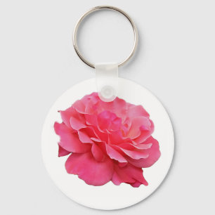 Rosa Rose Schlüsselanhänger