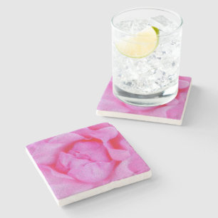 rosa Rose Steinuntersetzer