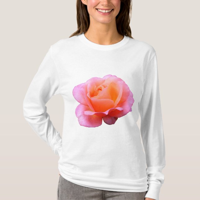 Rosa Rose T-Shirt (Vorderseite)