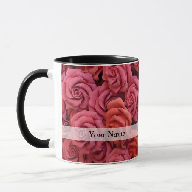 Rosa Rose Tasse (Links)