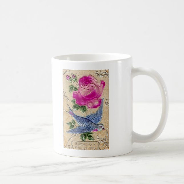 Rosa Rose Tasse (Rechts)