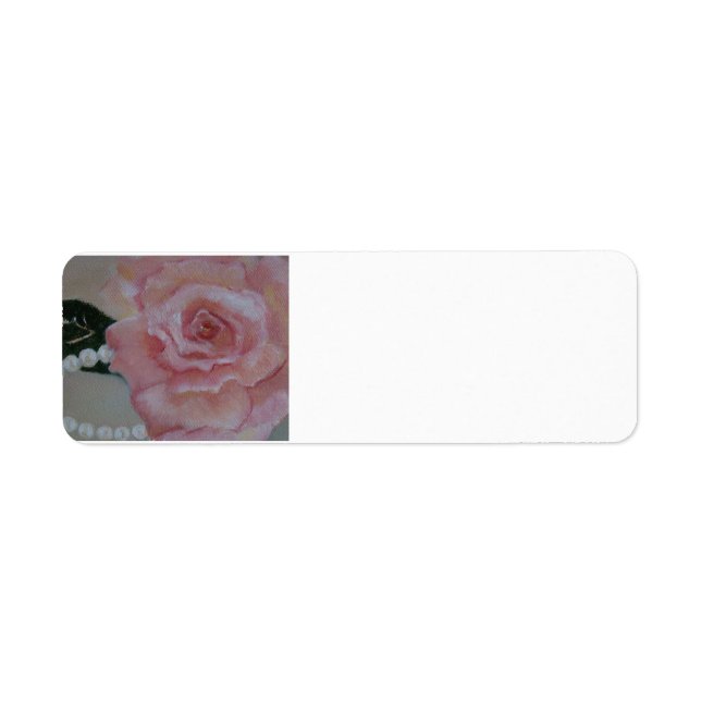 Rosa Rose und Perlen von Gwen Billips (Vorne)