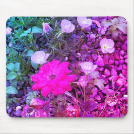 Rosa Rose und Primrose Maus-Pad Mousepad