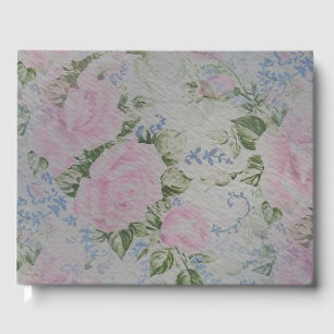 Rosa Rose Vintag Gästebuch