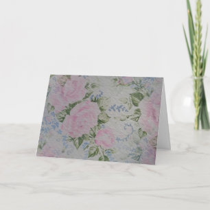 Rosa Rose Vintag Karte