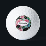 Rosa Rose Vintager Shabby Schlüsselring Golfball<br><div class="desc">Diese wunderschönen Rose sind entworfen aus einer Aquarellfarbe,  die ich aus einer Rose in meinem Garten gemalt habe. Sicher an jeden Gärten oder Blume Liebhaber.</div>