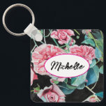 Rosa Rose Vintager Shabby Schlüsselring Schlüsselanhänger<br><div class="desc">Diese wunderschönen Rose sind entworfen aus einer Aquarellfarbe,  die ich aus einer Rose in meinem Garten gemalt habe. Sicher an jeden Gärten oder Blume Liebhaber.</div>