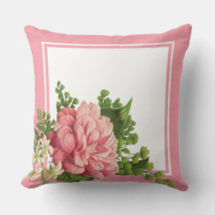 Rosa Rose Vintages Blumenbeet Zimmer Accessoires K Kissen