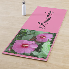 Rosa Rose von Sharon, Personalisierter Name Yogamatte