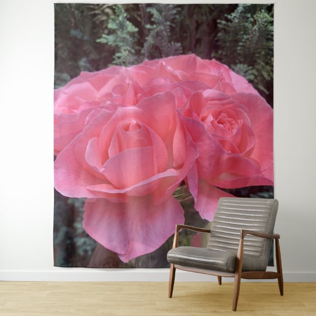 Rosa Rose Wandteppich (Beispiel)