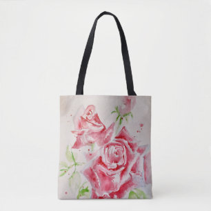 Rosa-Rose-Wasserfarben-Blume-Blumenkunst