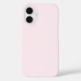 Rosa Rose Weichweich weißes Pastellfarben iPhone 16 Hülle