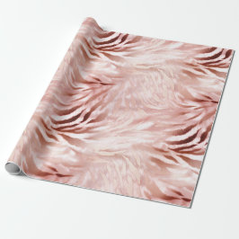 Rosa Rose Zebra Geschenkpapier