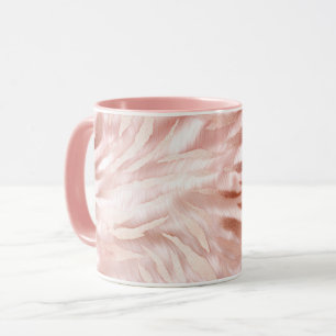 Rosa Rose Zebra Tasse