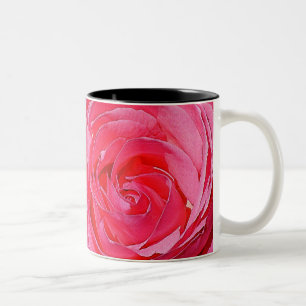 Rosa Rose Zweifarbige Tasse