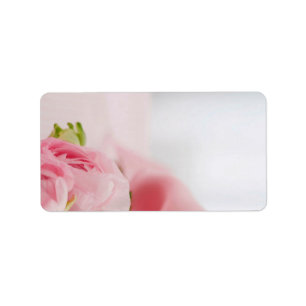 Rosa Rosen - Adressenbeschriftungen (18/Blatt) Adressaufkleber