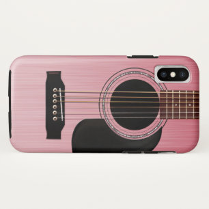Rosa Rosen-Akustikgitarre Case-Mate iPhone Hülle