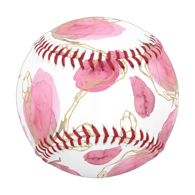Rosa Rosen Baseball (Vorderseite)