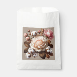Rosa Rosen Blume Blumenladen Tasche Geschenktütchen