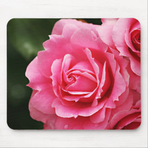 Rosa Rosen-Blumen-Blüte Mousepad