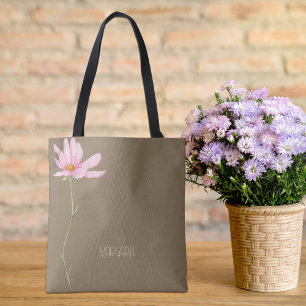 Rosa Rosen Blumen Braunes Beige Stylisch Chic