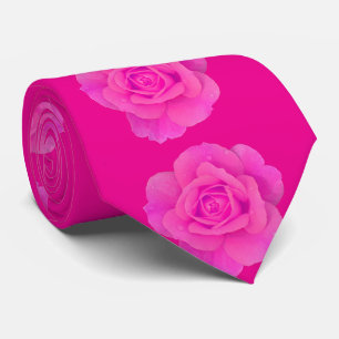 Rosa Rosen Blumenmuster abstrakt Geschenk Party Fa Krawatte