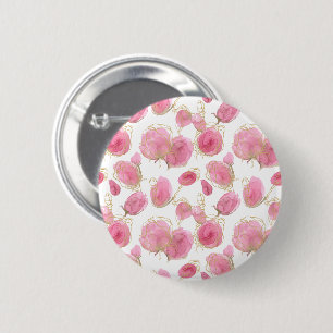 Rosa Rosen Button