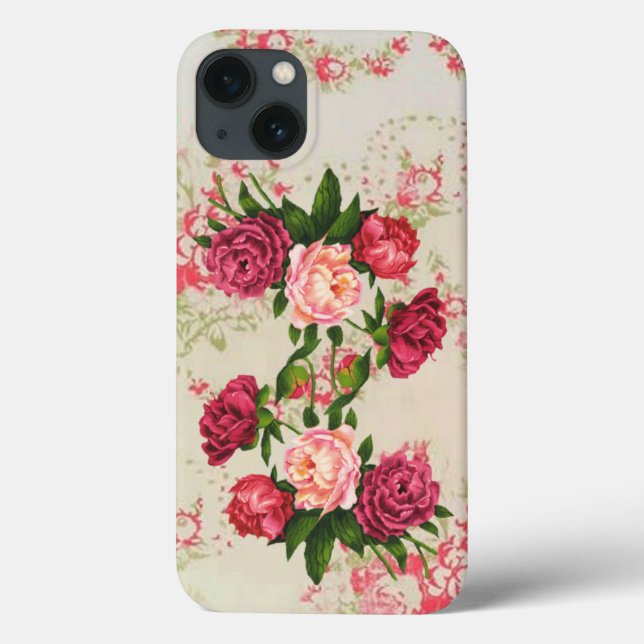 Rosa Rosen Case-Mate iPhone Hülle (Rückseite)