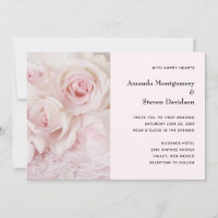 Rosa Rosen & Elegante Spitze - Hochzeit