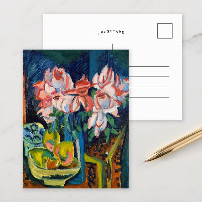 Rosa Rosen | Ernst Ludwig Kirchner Postkarte (Von Creator hochgeladen)